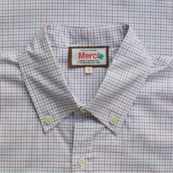 Merci - Chemise Sacha - Carreaux Bleu & Rouge