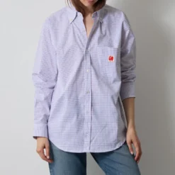 Merci - Chemise Sacha - Carreaux Bleu & Rouge