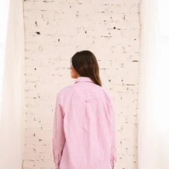 Merci - Chemise Sacha Rayé - Mauve
