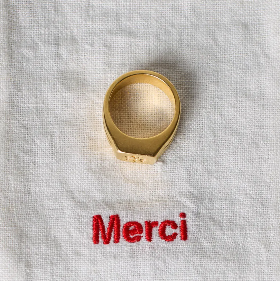 Merci - Chevalière Emma - Or