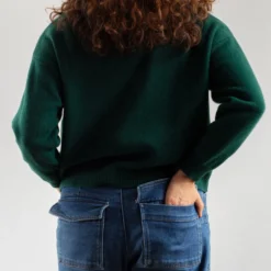 Merci - Gilet Lucia en Laine - Vert