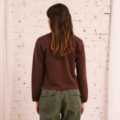 Merci - Gilet Rose - Marron