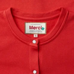 Merci - Gilet Rose - Rouge