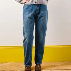 Merci - Jeans Droit Trèfle - Stonewash