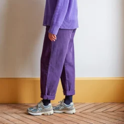 Merci - Pantalon en coton - Améthyste