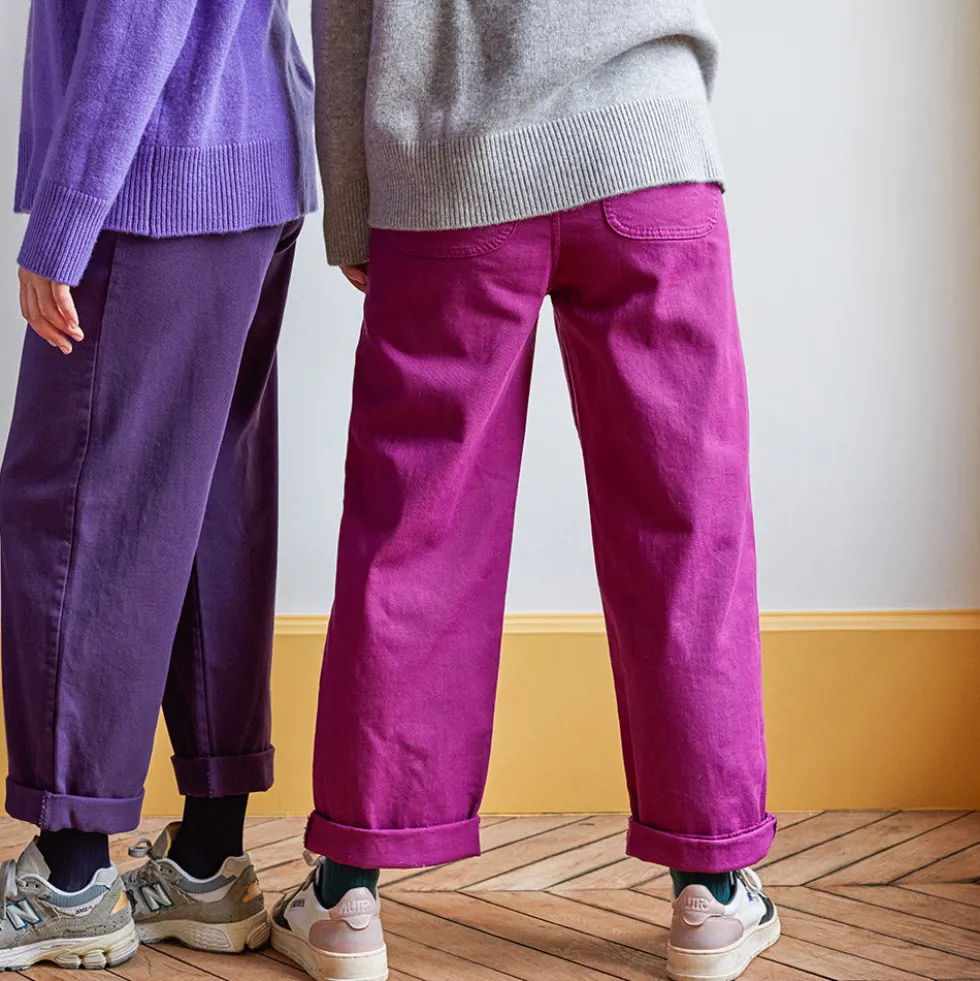 Merci - Pantalon en coton - Améthyste