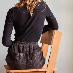 Merci - Pantalon en velours côtelé - Chocolat