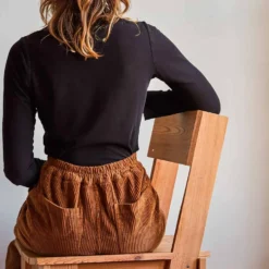 Merci - Pantalon en velours côtelé - Camel