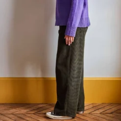 Merci - Pantalon en velours côtelé - Kaki