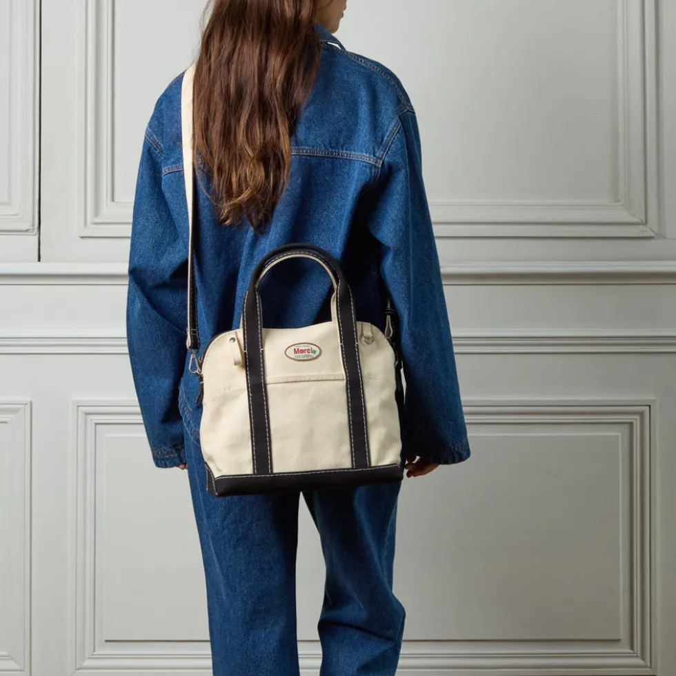 Merci - Paris Bag - Ecru & Noir