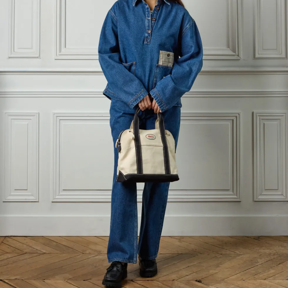 Merci - Paris Bag - Ecru & Noir