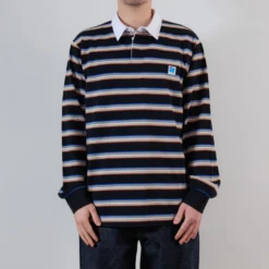Merci - Polo Caden Stripes - Noir