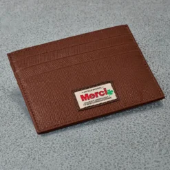Merci - Porte Carte Plat - Camel