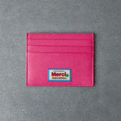 Merci - Porte Carte Plat - Rose