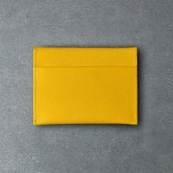 Merci - Porte Carte à Rabat - Jaune