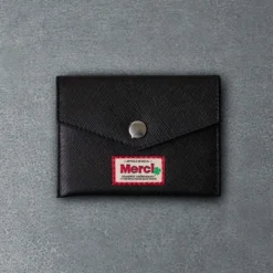Merci - Porte Carte à Rabat - Noir