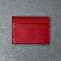 Merci - Porte Carte à Rabat - Rouge