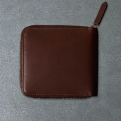 Merci - Porte Feuille Zip - Chocolat