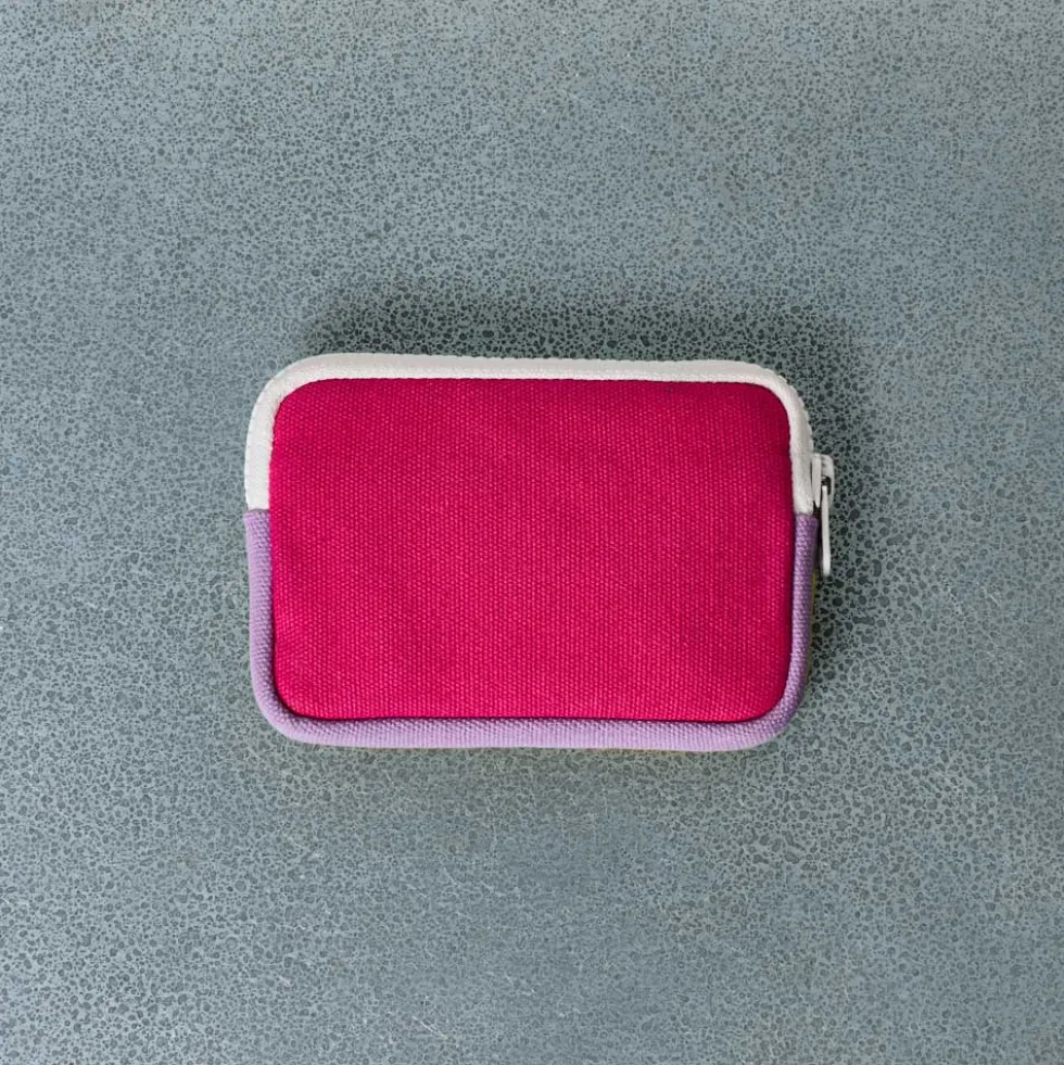 Merci - Porte Monnaie Candide - Fuchsia & Lila