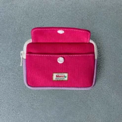 Merci - Porte Monnaie Candide - Fuchsia & Lila