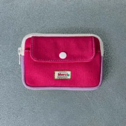 Merci - Porte Monnaie Candide - Fuchsia & Lila
