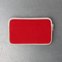 Merci - Porte Monnaie Candide M - Rouge & Ecru