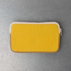 Merci - Porte Monnaie Candide M - Jaune & Beige