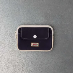 Merci - Porte Monnaie Candide S - Marine & Ecru