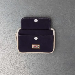 Merci - Porte Monnaie Candide S - Marine & Ecru