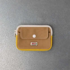 Merci - Porte Monnaie Candide S - Beige & Jaune