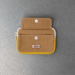Merci - Porte Monnaie Candide S - Beige & Jaune