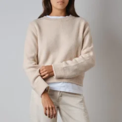 Merci - Pull Charlotte - Blanc Cassé