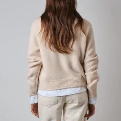 Merci - Pull Charlotte - Blanc Cassé