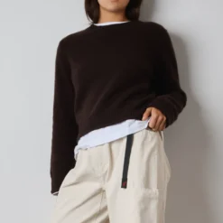 Merci - Pull Charlotte - Marron Foncé