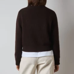 Merci - Pull Charlotte - Marron Foncé