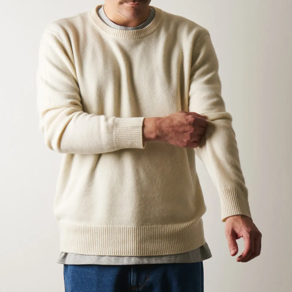 Merci - Pull en cachemire Claudio - Blanc