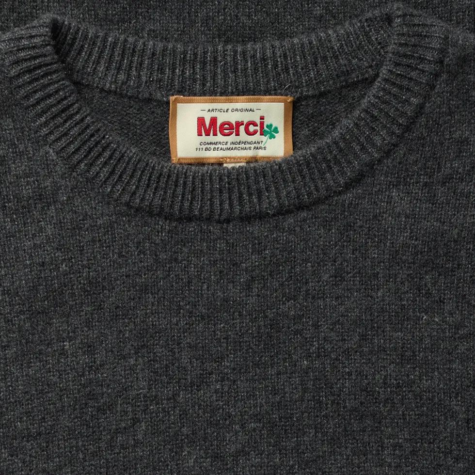 Merci - Pull en cachemire Claudio - Anthracite
