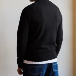 Merci - Pull Sweat Man en cachemire - Noir