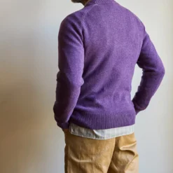 Merci - Pull Sweat Man en cachemire - Violet