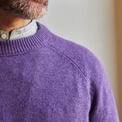 Merci - Pull Sweat Man en cachemire - Violet