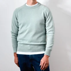 Merci - Pull Sweat Man en cachemire - Vert