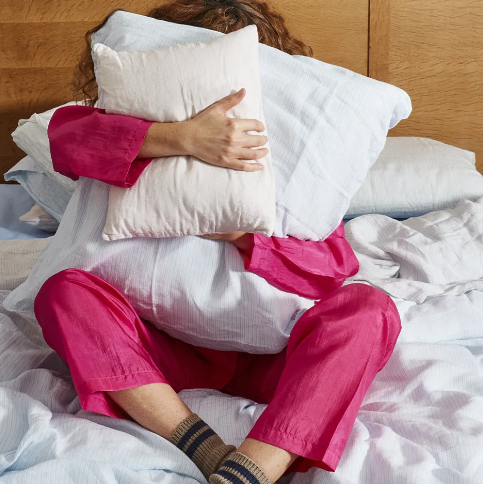 Merci - Pyjama en Soie - Fuschia