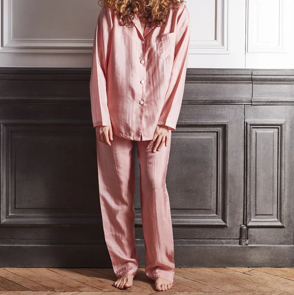 Merci - Pyjama en Soie - Rose