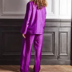 Merci - Pyjama en Soie - Violet