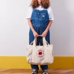 Merci - Sac Weekender 2 en canvas - Naturel