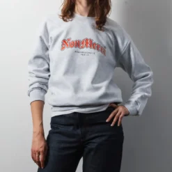 Merci - Sweat Gothique Non Merci - Gris