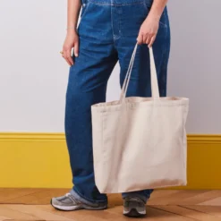 Merci - Tote Bag en Coton - Blanc