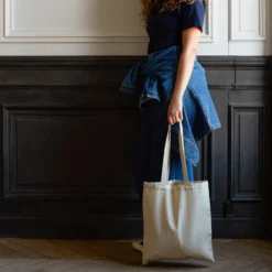 Merci - Tote bag en coton Non Merci "Rive Gauche" - Bleu