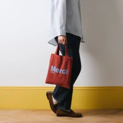 Merci - Tote Bag en coton - Vin & Bleu