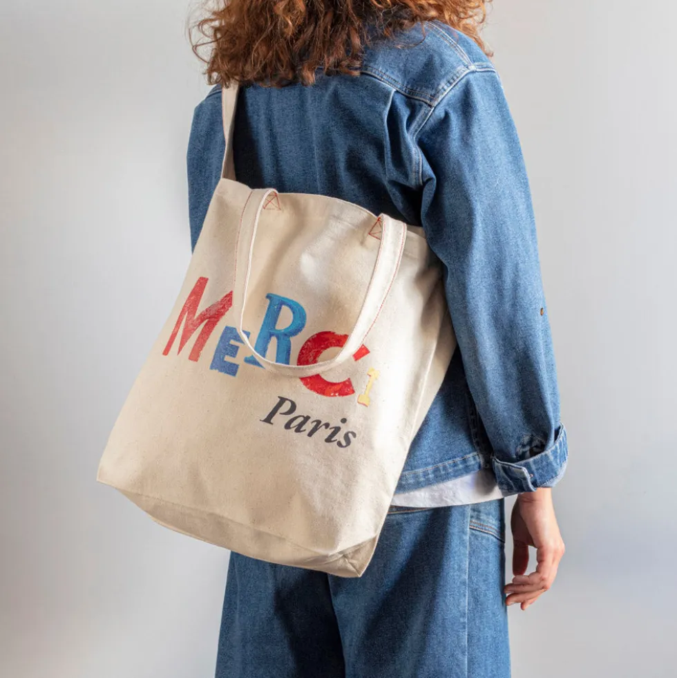 Merci - Tote bag Jean-Michel - Ecru